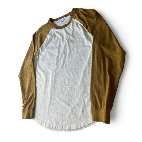 |AG| ADRIANO GOLDSCHMIED LONG SLEEVE RAGLAN Baseball Tee XL - Picture 3 of 7